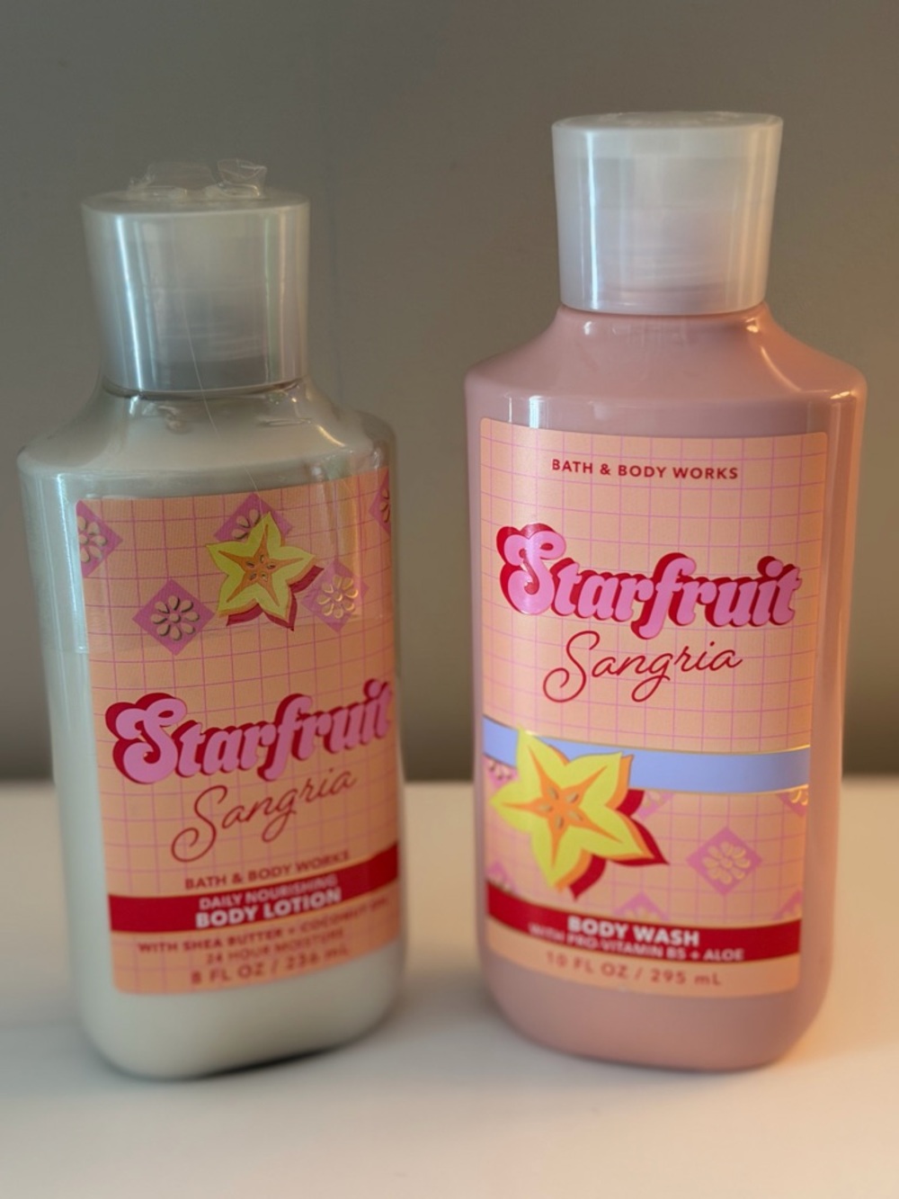 NEW Bath & Body Works Starfruit Sangria Body Wash & Lotion